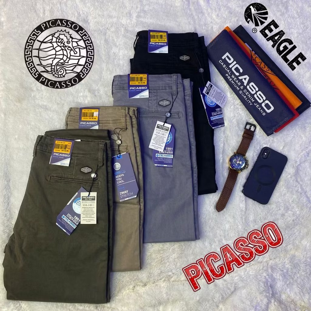 PICASSO Celana Chino Pria Picasso Model Slimfit Celana Panjang Pria Chinos Picasso Original