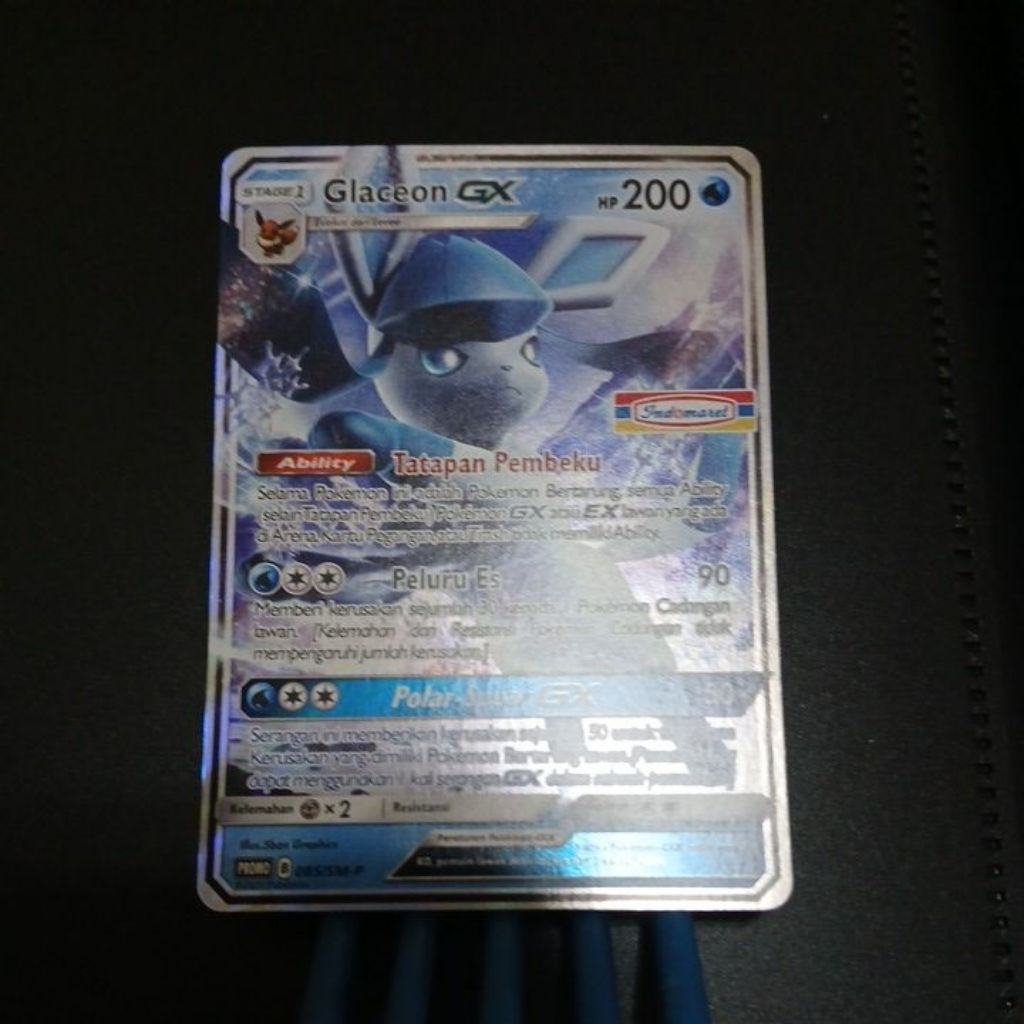 Glaceon GX Promo Indomaret 085/SM-P INDONESIA TCG ORIGINAL 100%