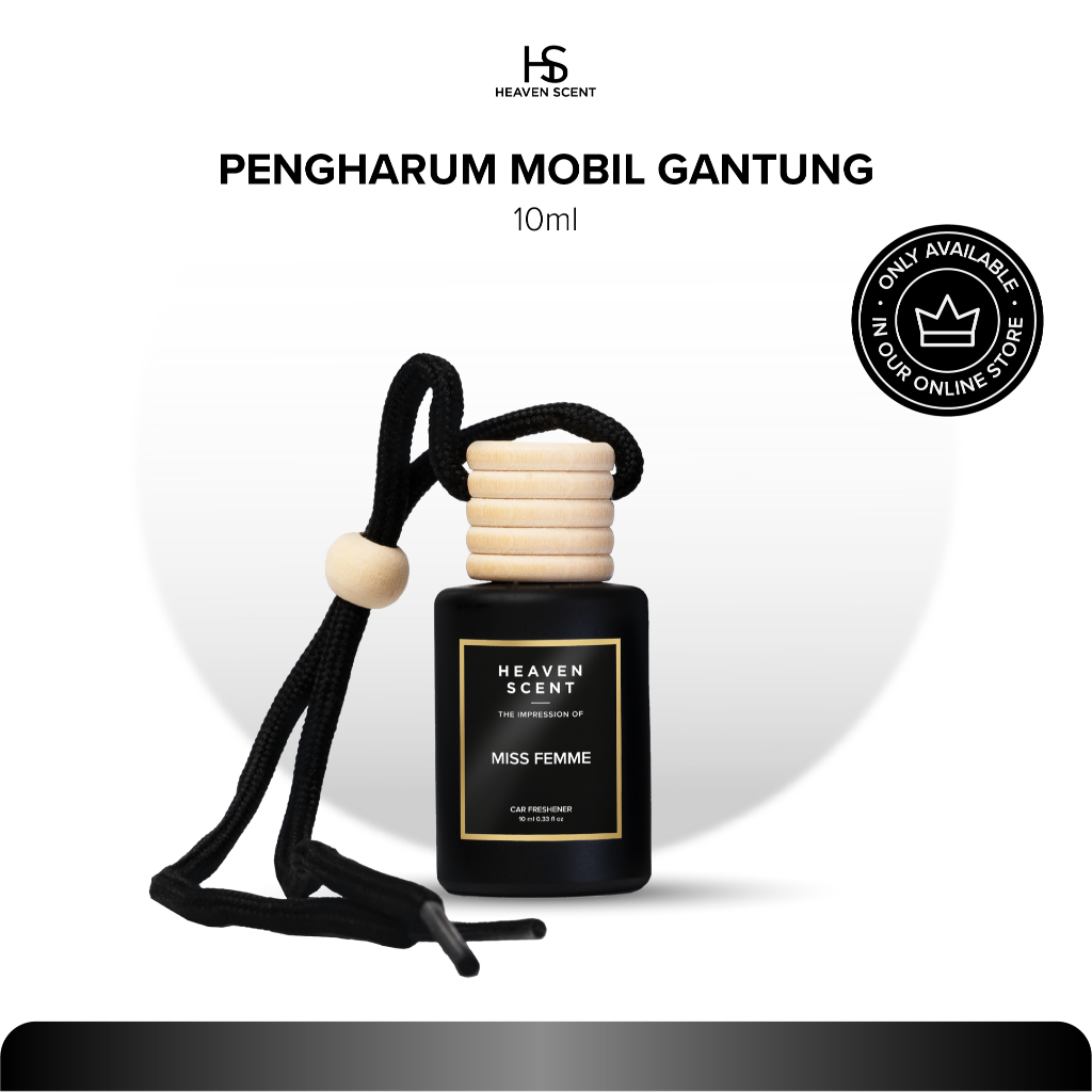 Heaven Scent SBY - Pengharum Mobil Gantung 10ml Pewangi Mobil Car Freshener