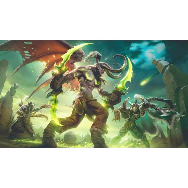 Poster WOW Illidan Stormrage 84cm Warcraft