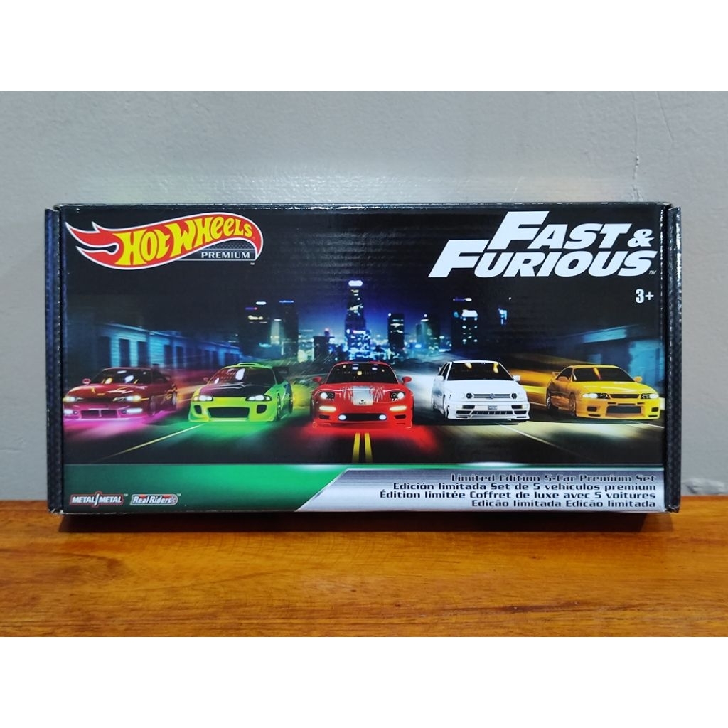 Hot Wheels Premium Fast And Furious Original Fast Complete Set