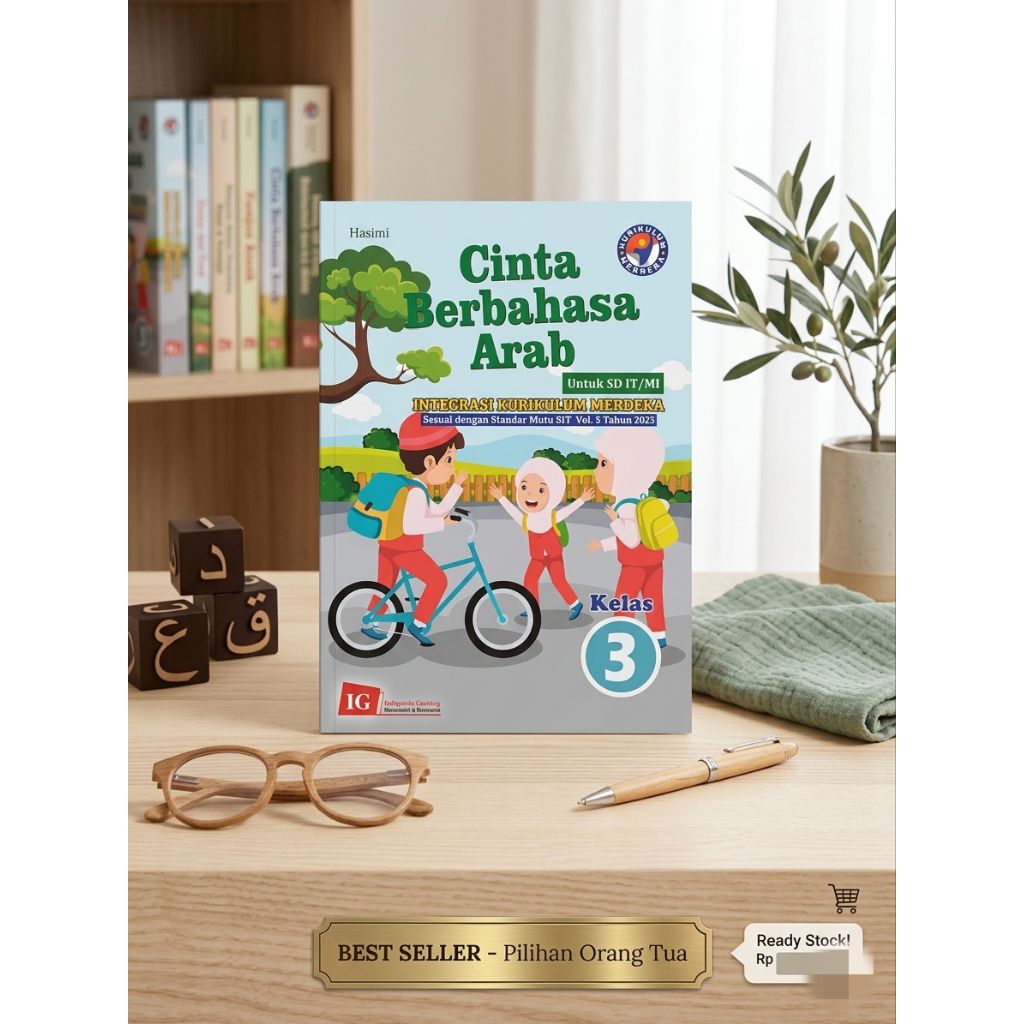 Buku Cinta Berbahasa Arab - Cinta Berbahasa Arab - Buku Bahasa Arab untuk SD/IT/MI Kelas 3 Kurikulum