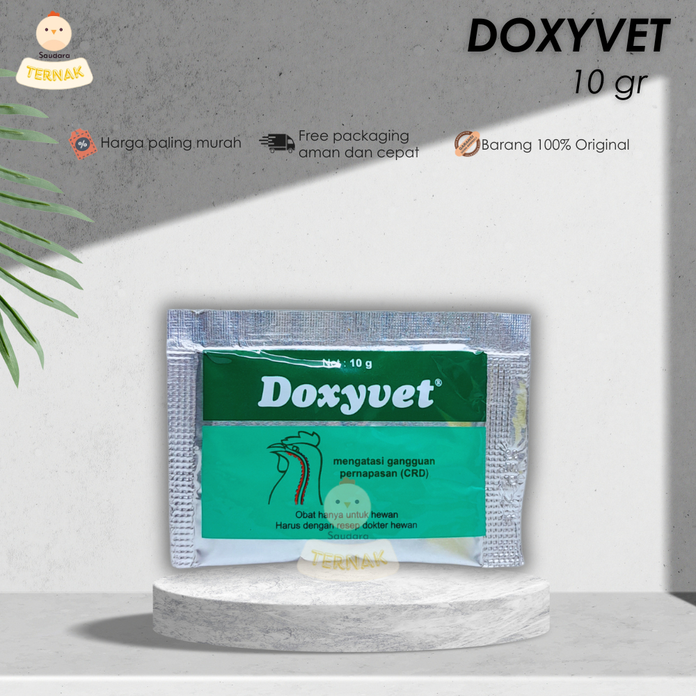 Doxyvet 10 gram Obat Ayam Snot CRD Ngorok Medion