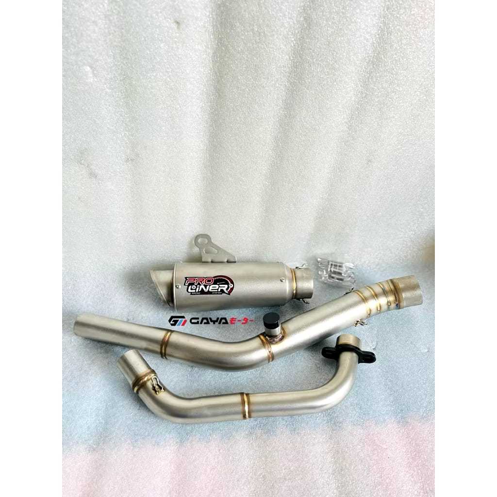 KNALPOT PROLINER ORIGINAL SONIC 150 R FI SUPRA GTR 150 TR 1 R PROFESIONAL SHORT TITAN PRO LINER