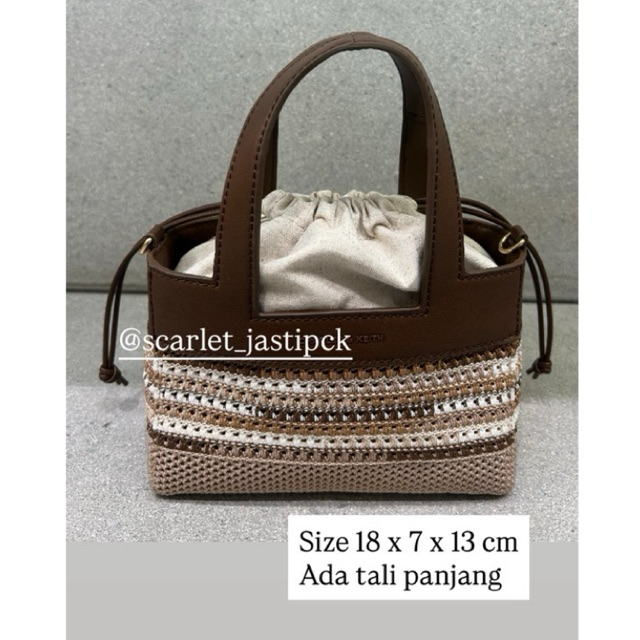 (JASTIP) Tas Mini Knitted Ida 1130782847  (ORIGINAL STORE) - 2847
