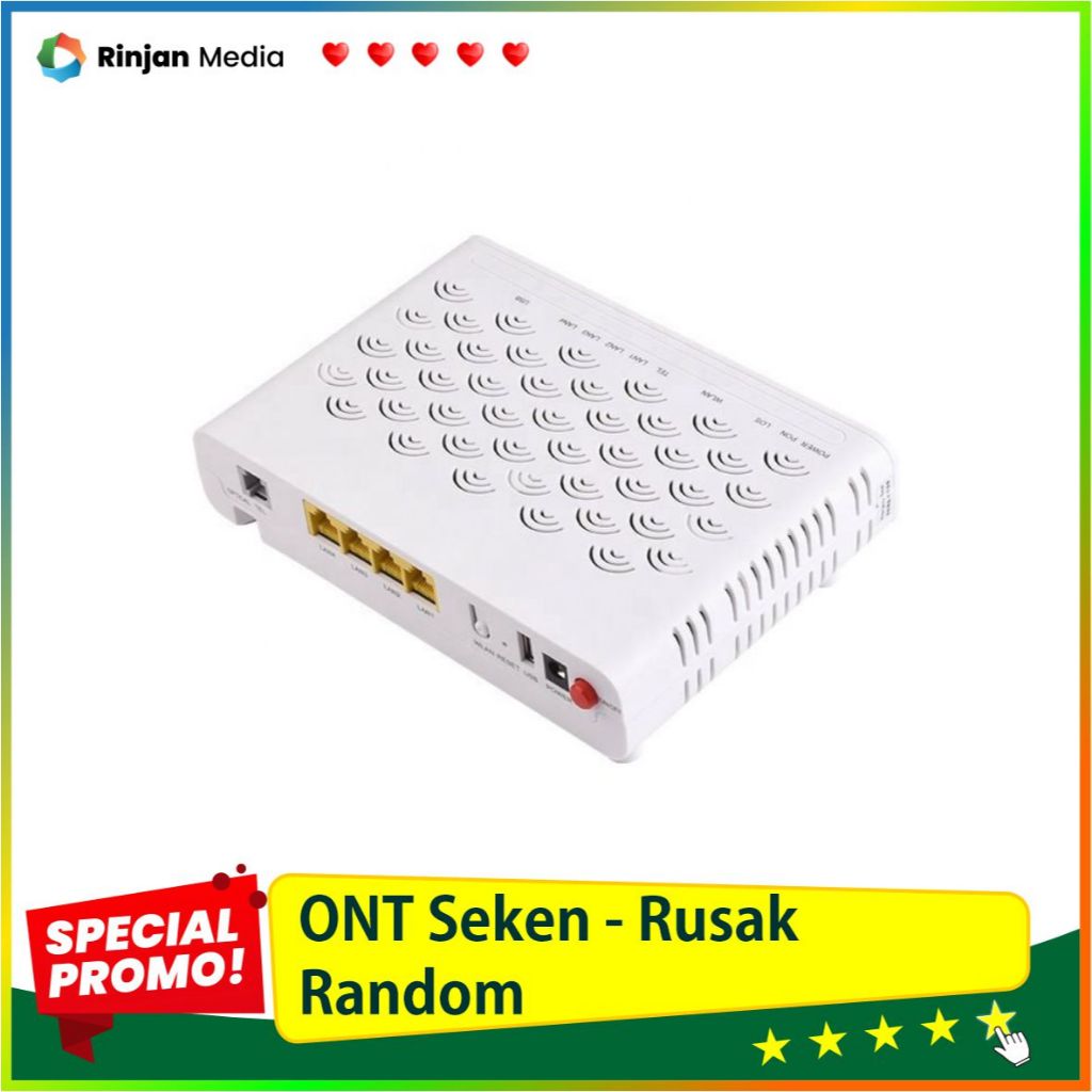 ONT China Mobile | Huawei | Fiber Tekno | XPON | Kondisi Rusak | 2.4 Ghz