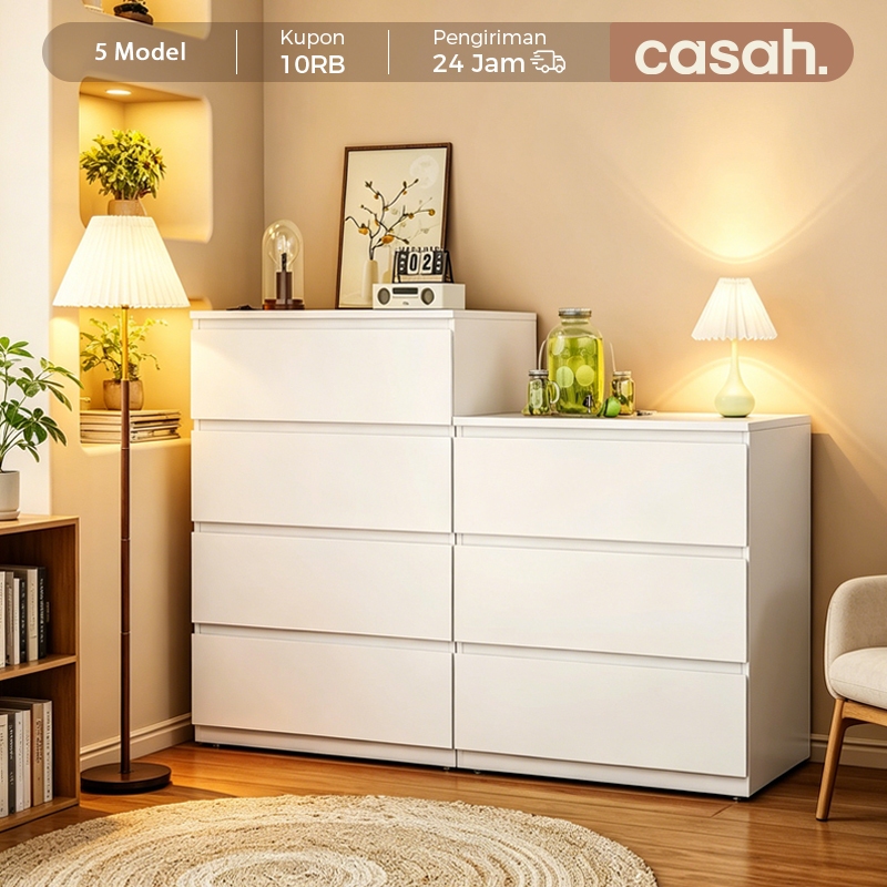 Casah Lemari Kayu Lemari Bayi Laci Susun Lemari Laci Kayu Drawer Rak Laci Lemari Serbaguna
