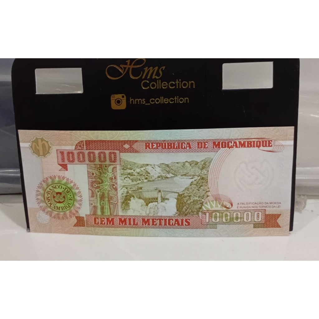 Mozambique UNC 100000metical koleksi