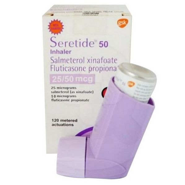 SERETIDE DISKUS 50/500 INHALER 1 DISKUS @ 60 DOSIS