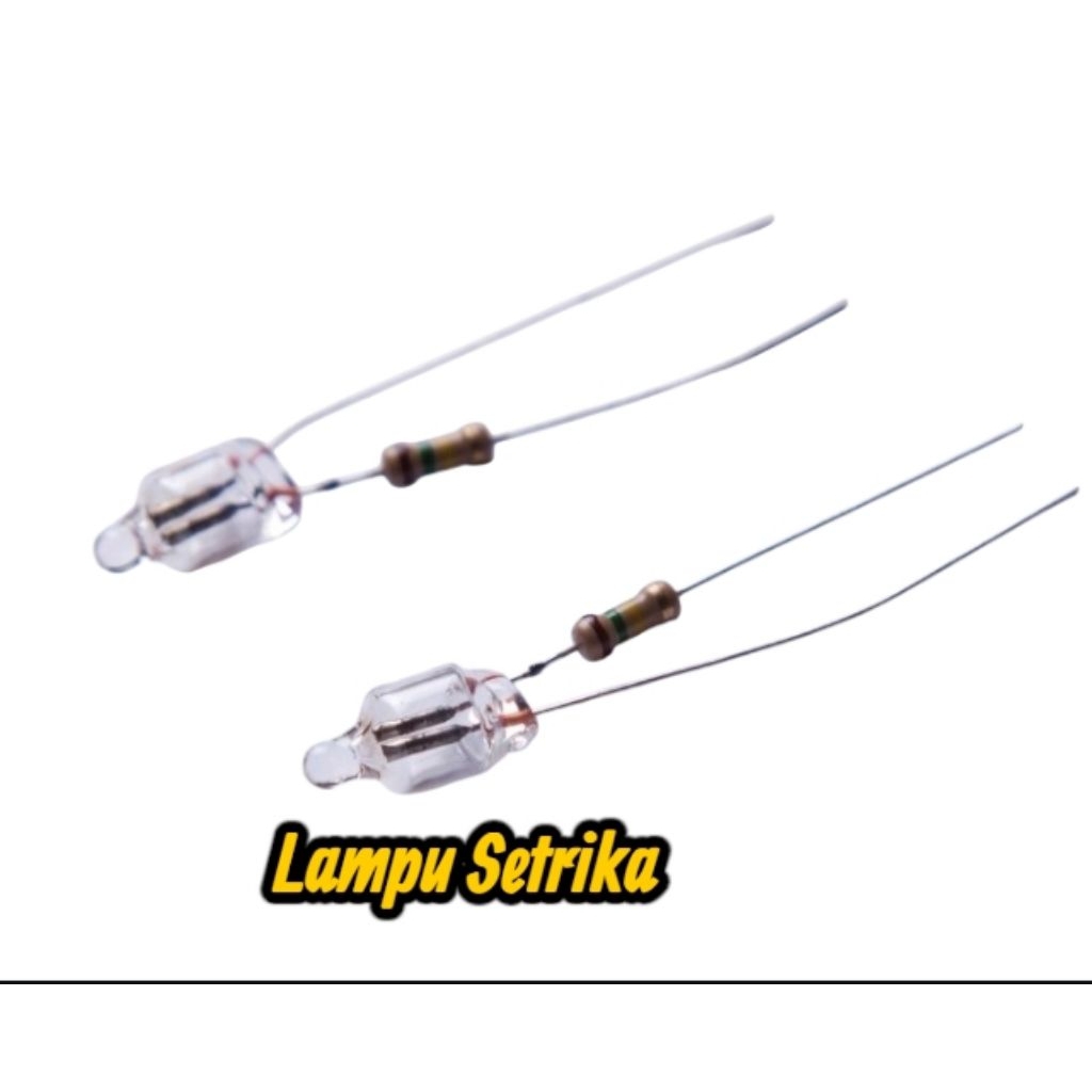 Lampu Setrika dengan Resistor