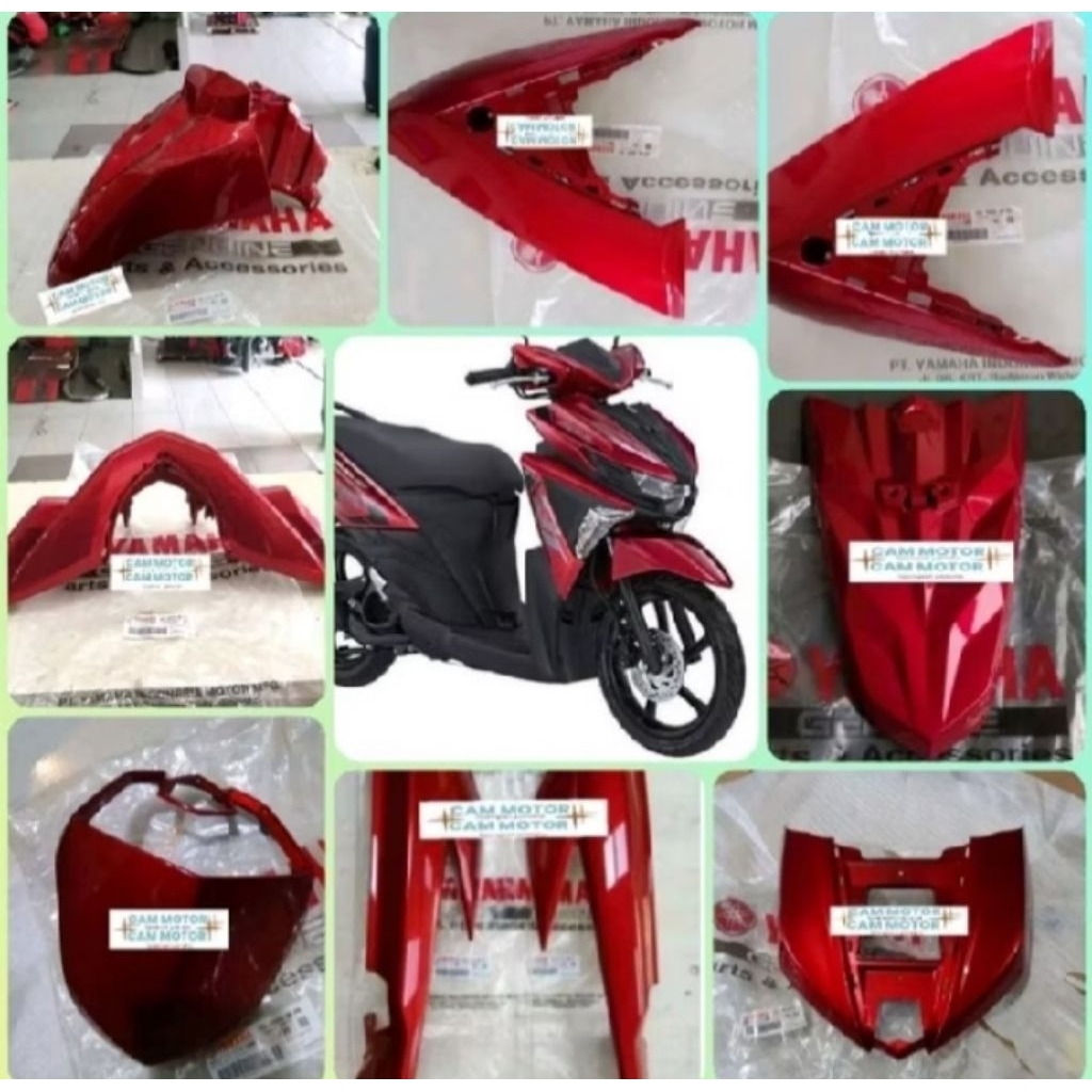 paket body halus, body body halus soul Gt 125,merah dll, soul gt 125 Original Yamaha