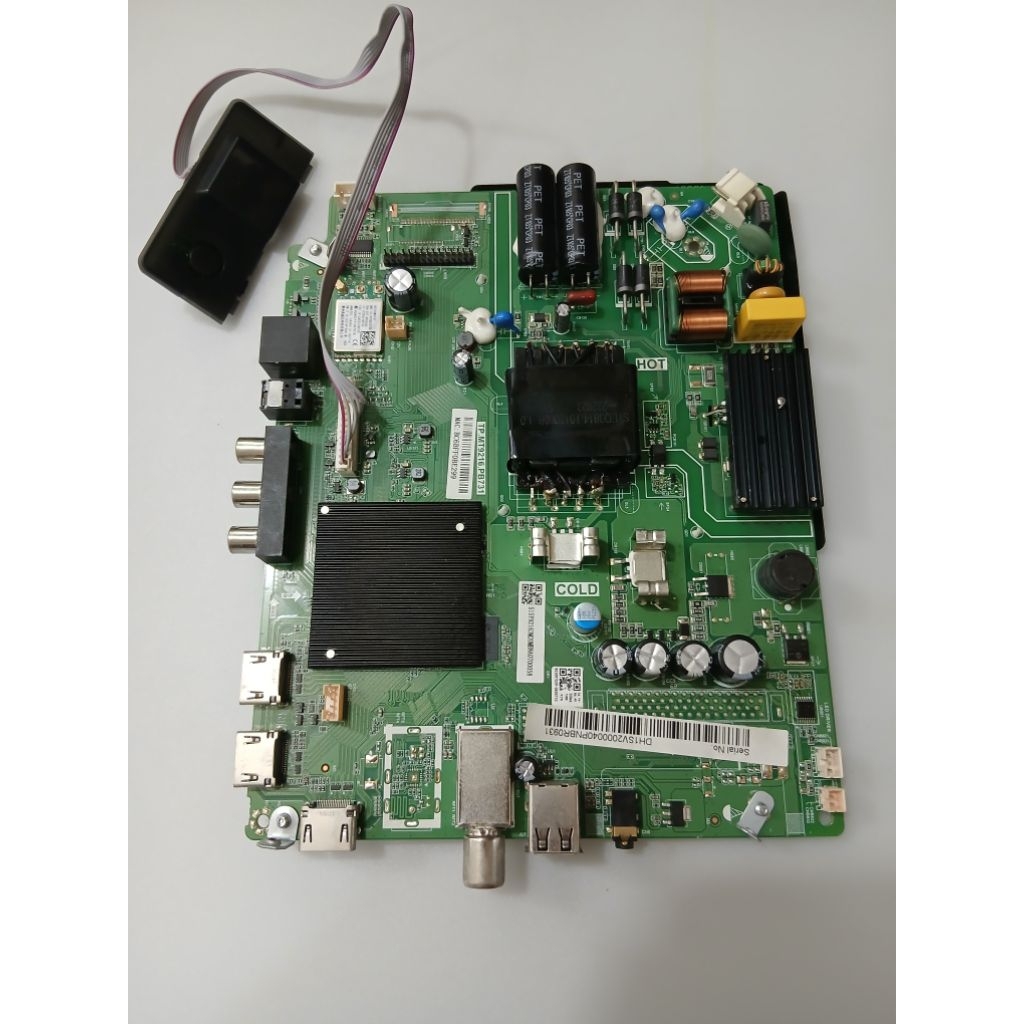 mb led tv aqua 40aqt6600 - mainboard tv - mesin tv led