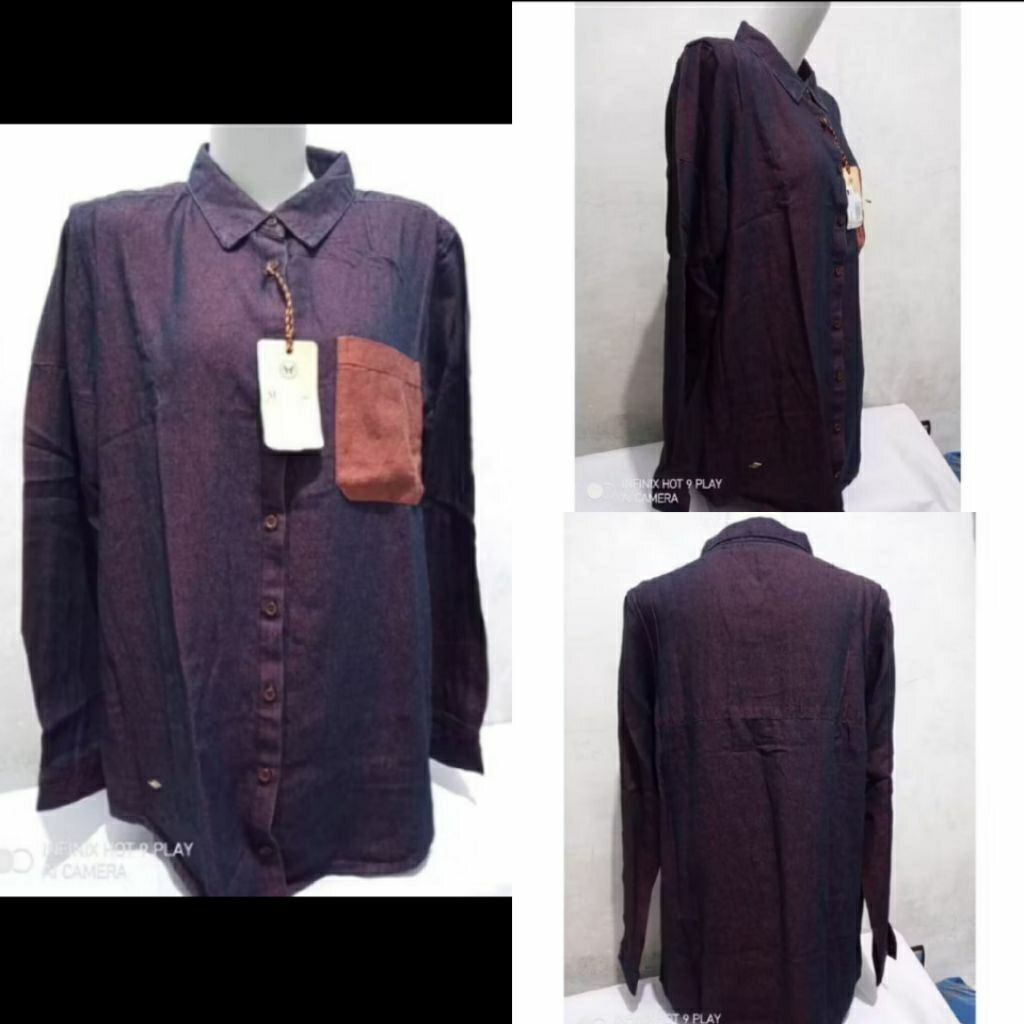 Kemeja Wanita - Emba Ladies Morphidae PL