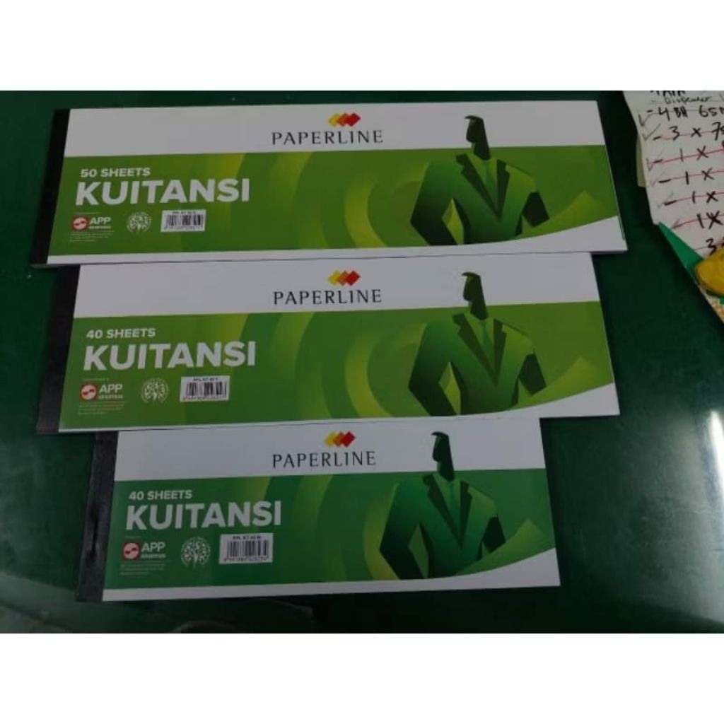 [PCS] KWITANSI BESAR PAPERLINE 50 LEMBAR / KUITANSI

