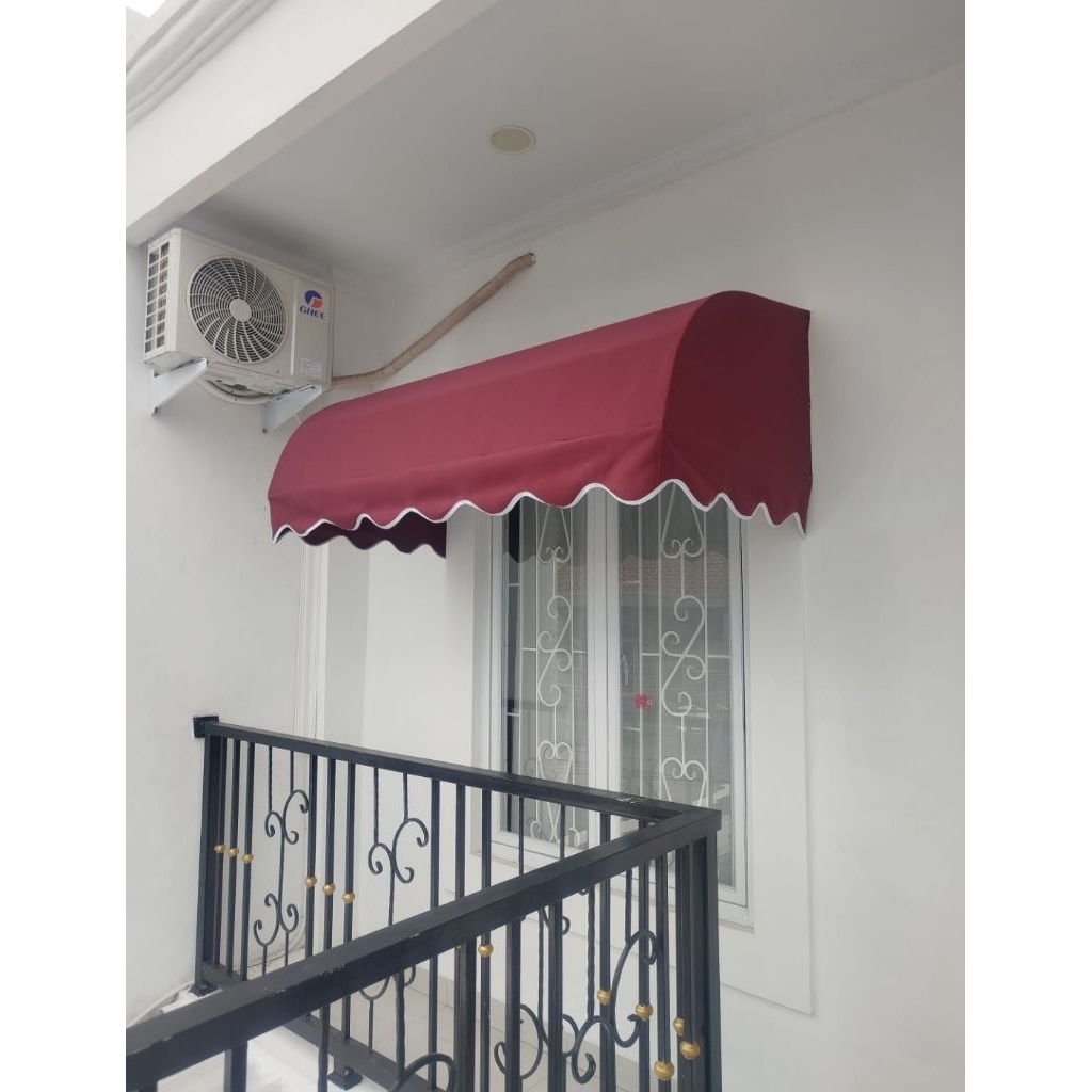 Kanopi Kain jendela rumah, kain Awning Jendela Minimalis