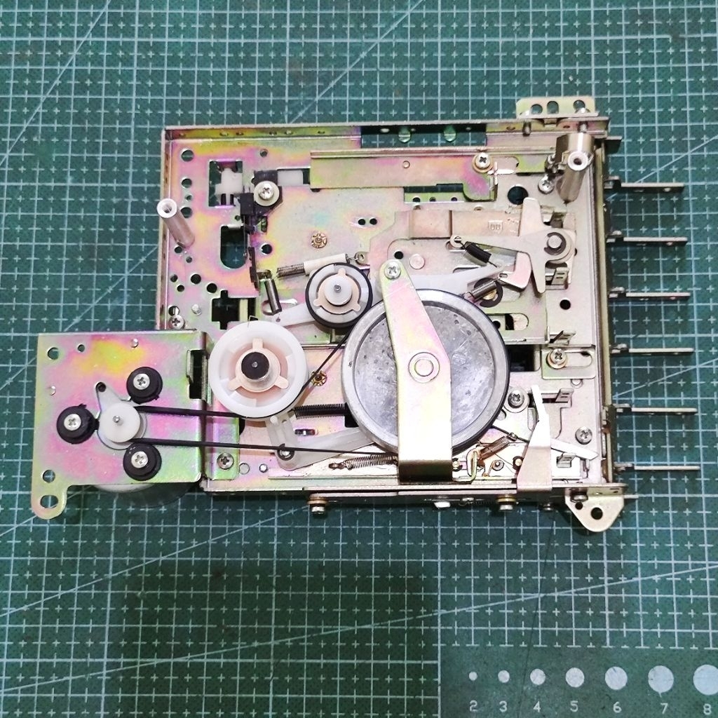 mekanik/tape deck mekanisme kaset lawas kondisi baru mekanik optik tape kolektor barang vintage