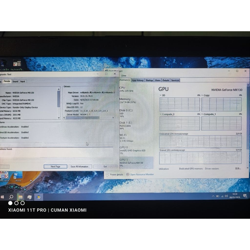 Asus A442UF Core i5 Gen8 Nvidia MX130
