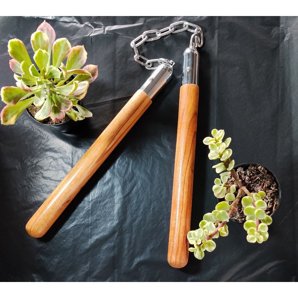 Nunchaku Double Stick - Double Stick Ruyung Kayu Premium