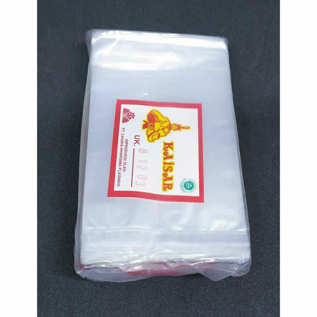 Plastik PP Bening Kaisar 8x12