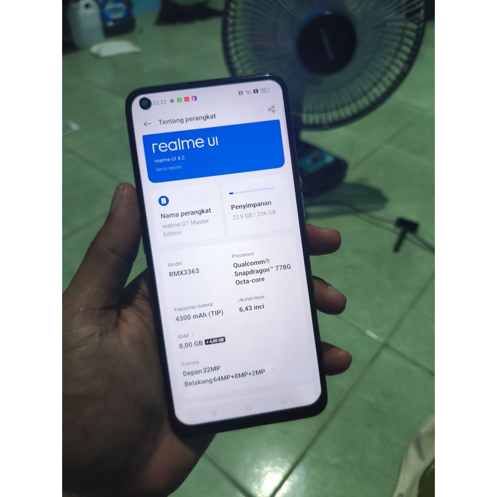 realme gt master edition 5g 8/256