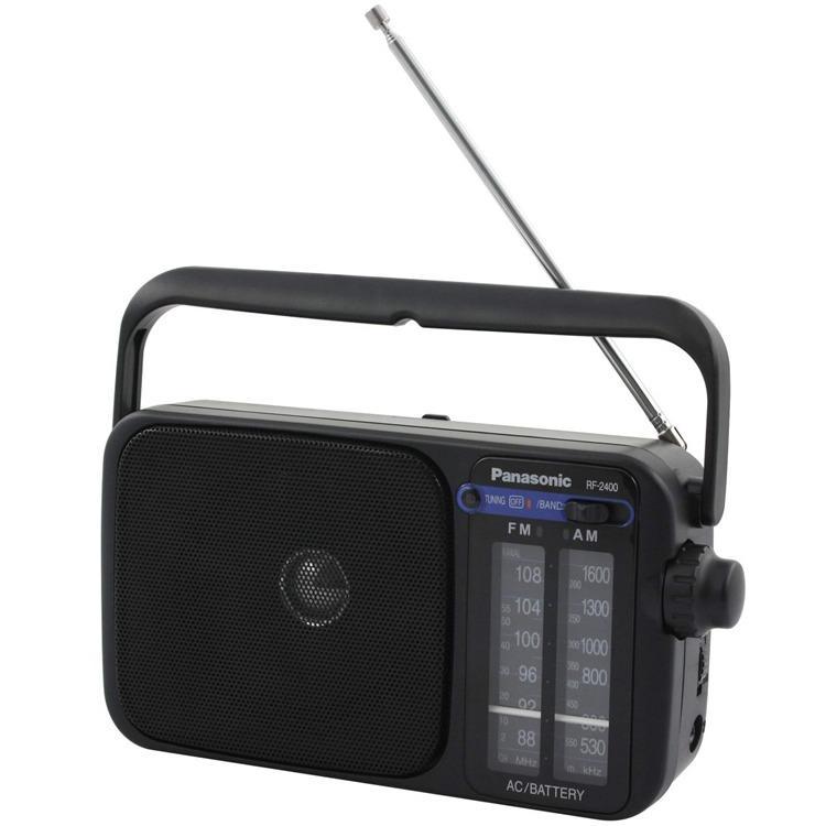 Radio Panasonic RF-2400D AM/FM Klasik Bisa Pakai Baterai - Listrik / Radio Jadul Panasonic RF2400D