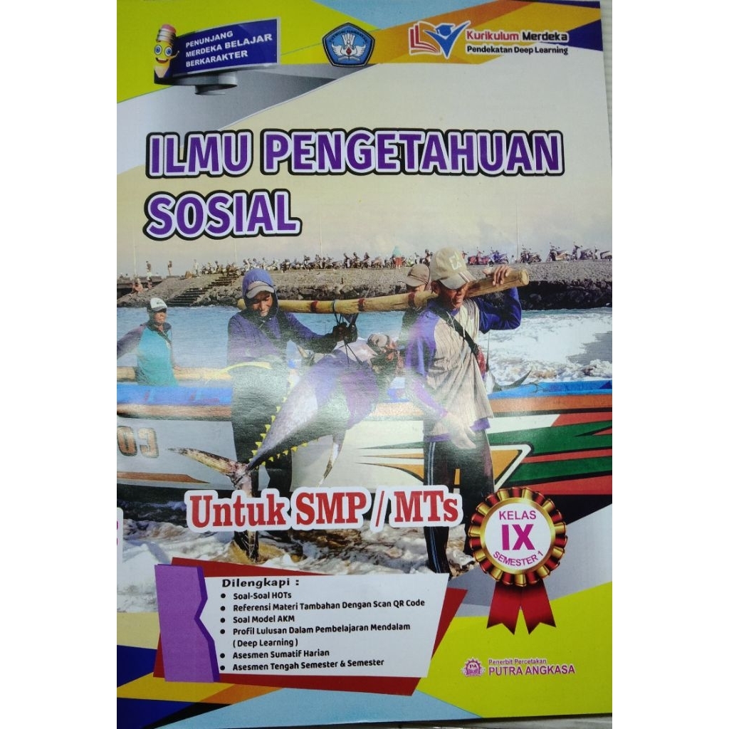 LKS SMP MTS IPS 9 semester 1 kurikulum merdeka