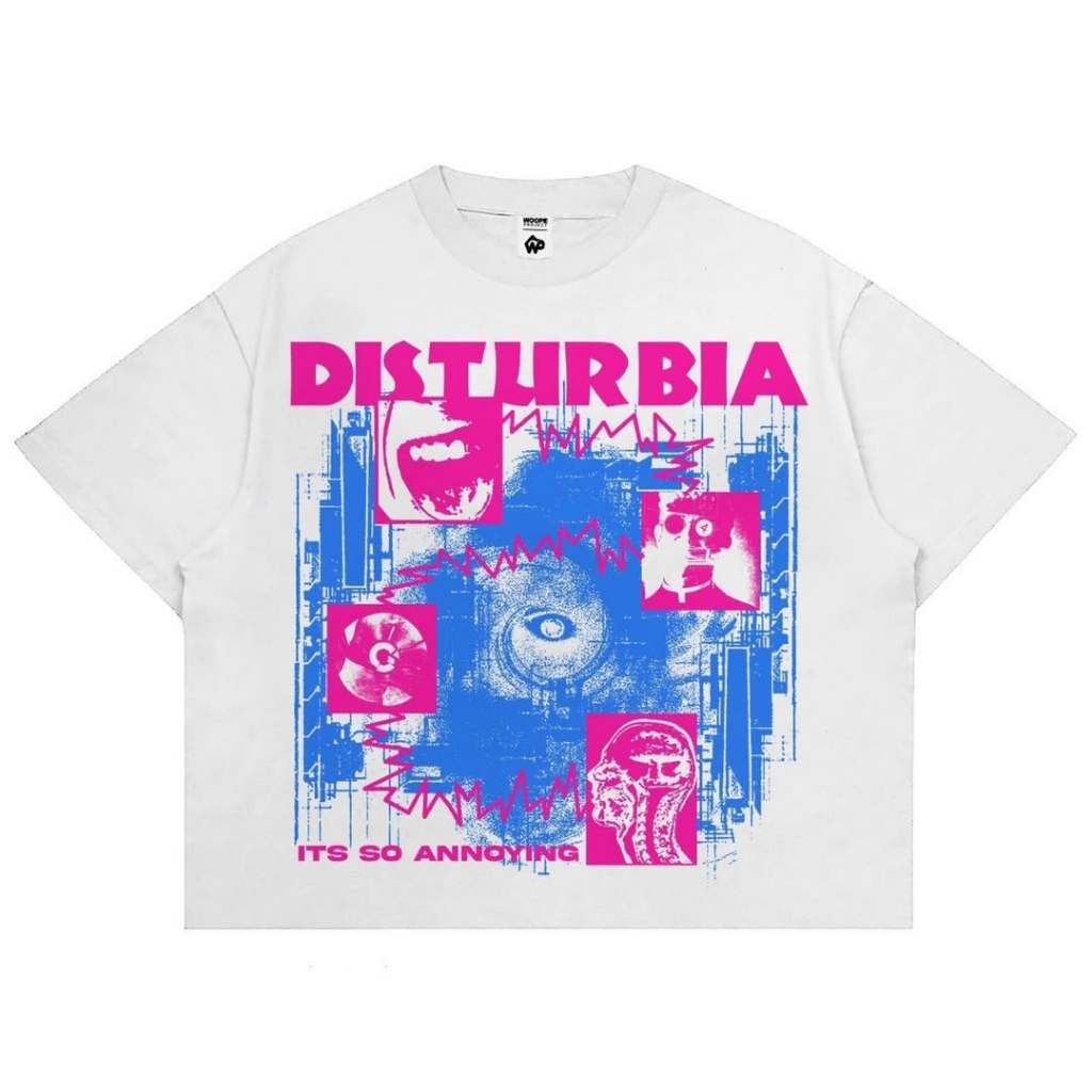 WOOPIE T-SHIRT - TS DISTURBIA WHITE