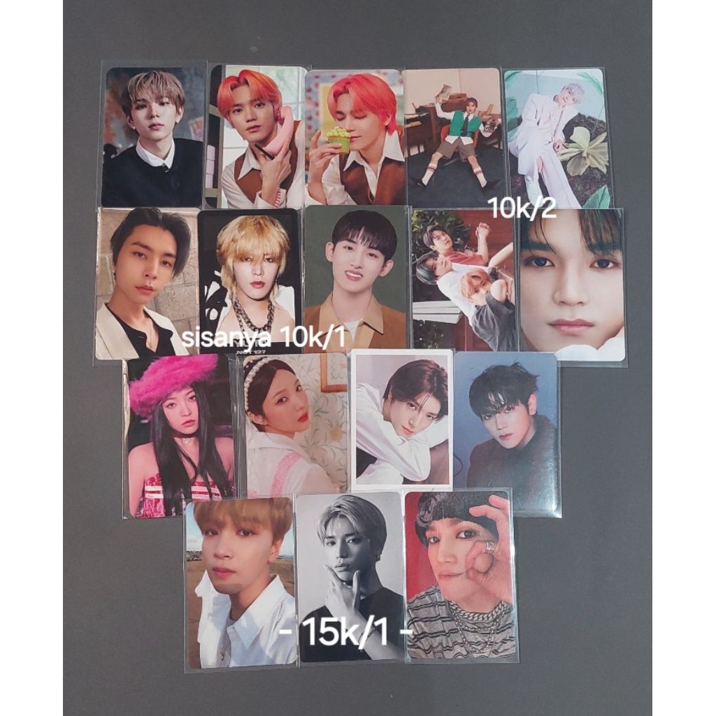 official photocard pc aab taeyong nct red velvet yeri joy