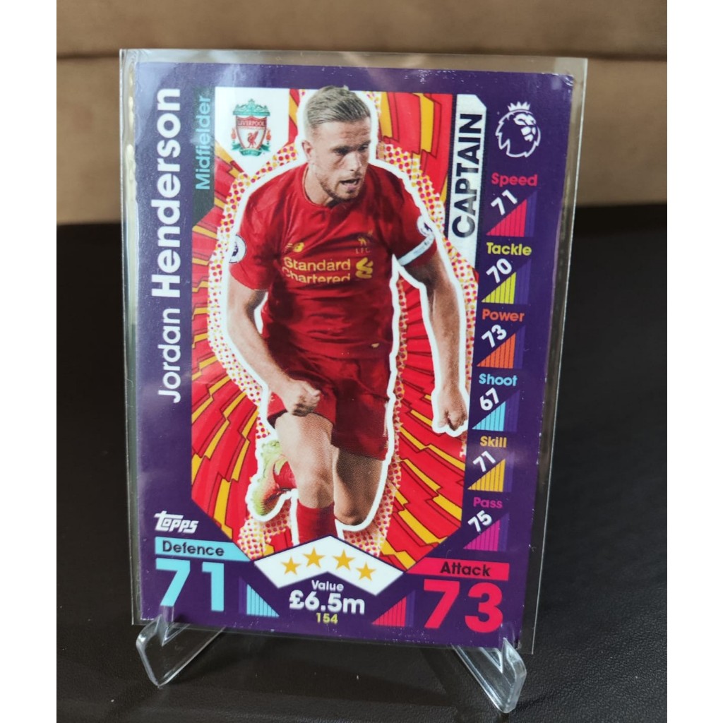 Jordan Henderson - Kartu Match Attax