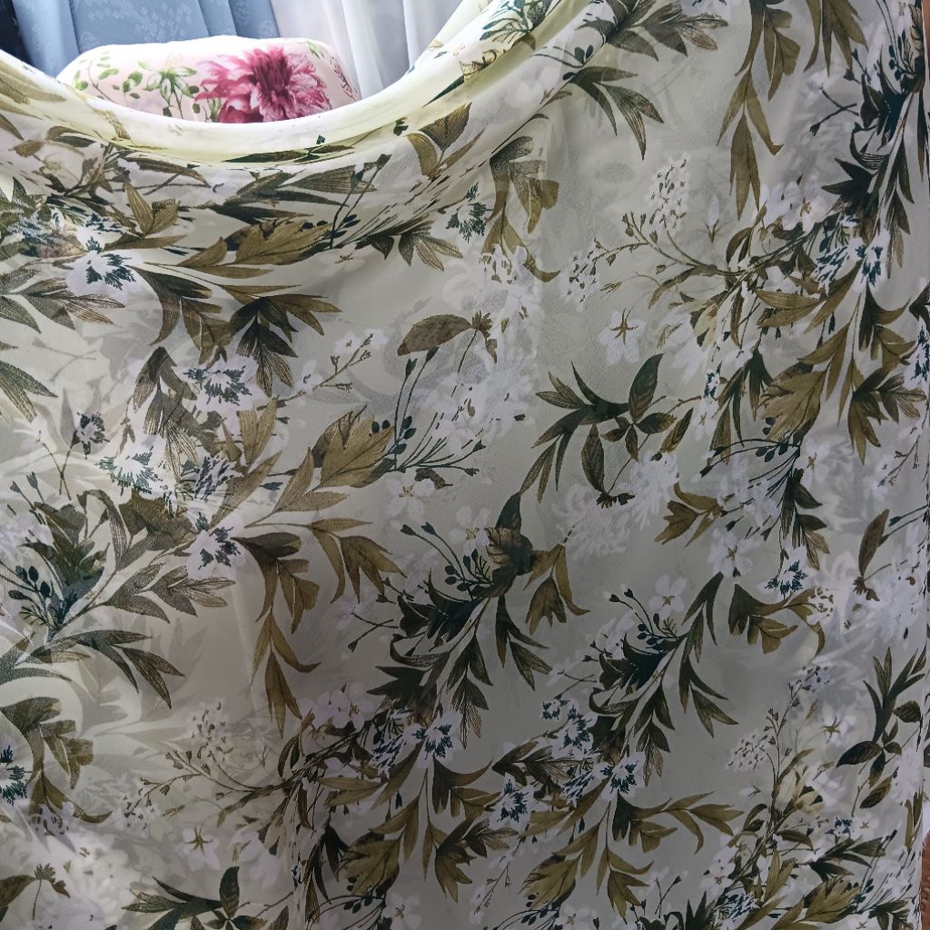 Kain Ceruty Baby Doll / Bahan Ceruti untuk Jilbab, Pashmina, & GamisCeruty Babydoll Armani Premium O