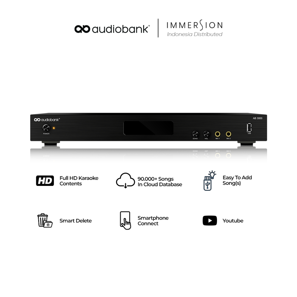 Audiobank AB-3000 Smart Karaoke Player 2TB (30rb-an Lagu)