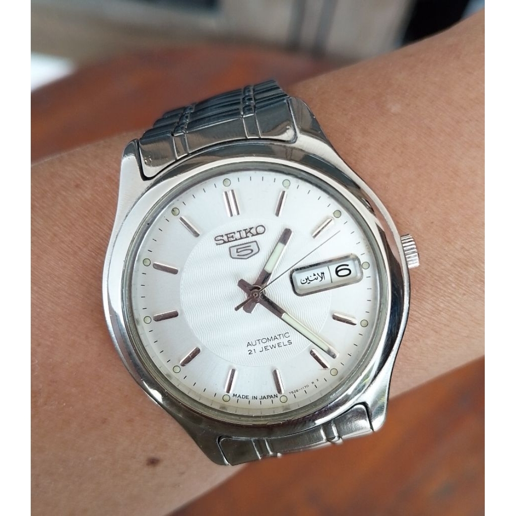 Seiko5 Automatic Cal 7s26-00C0 White Dial JDM