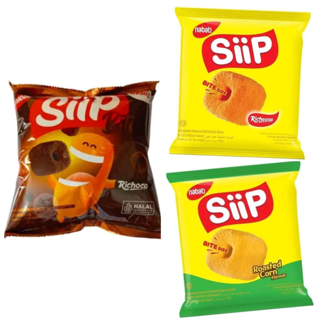 NABATI SIIP BITE 50 GR RASA RICHOCO, RICHEESE & JAGUNG BAKAR,