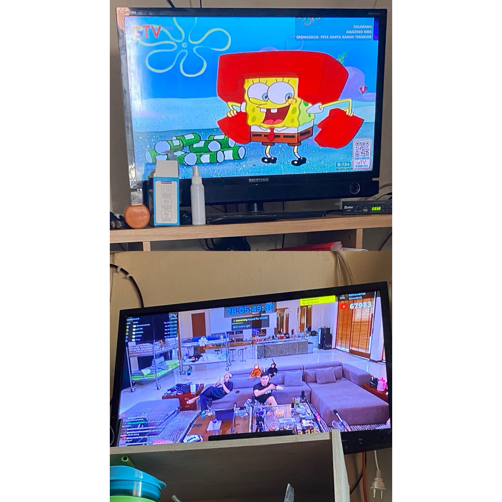 TV bekas polytron LG