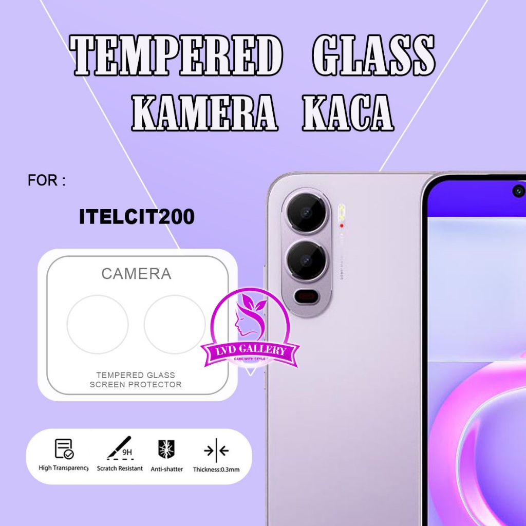 Itel City 200 Itel City 100 Antigores Pelindung Kamera Kaca / Tempered Glass Camera Itel City 200 It