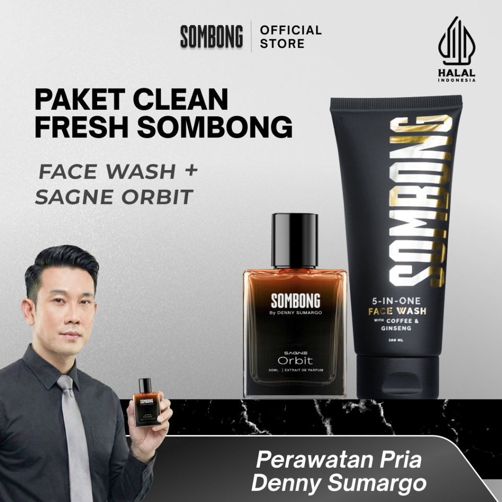 Face Wash + Orbit Sagne - Paket Clean Fresh Combo