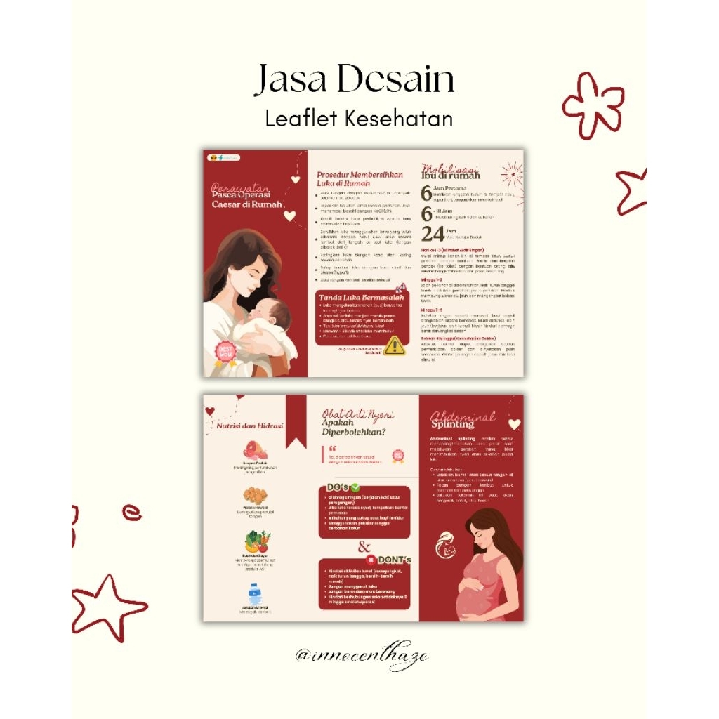 LEAFLET/POSTER | JASA DESAIN by @innocenthaze