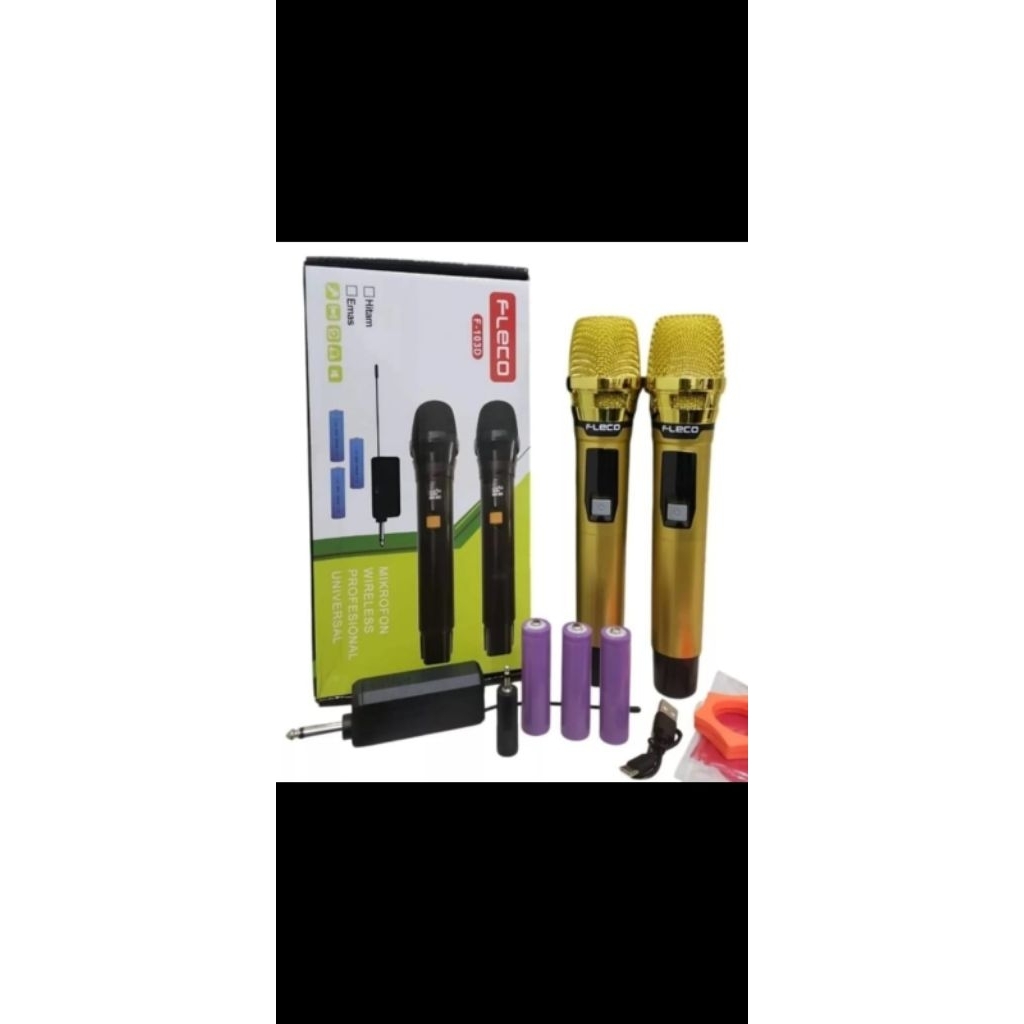 Mic Wireless Fleco F-103D