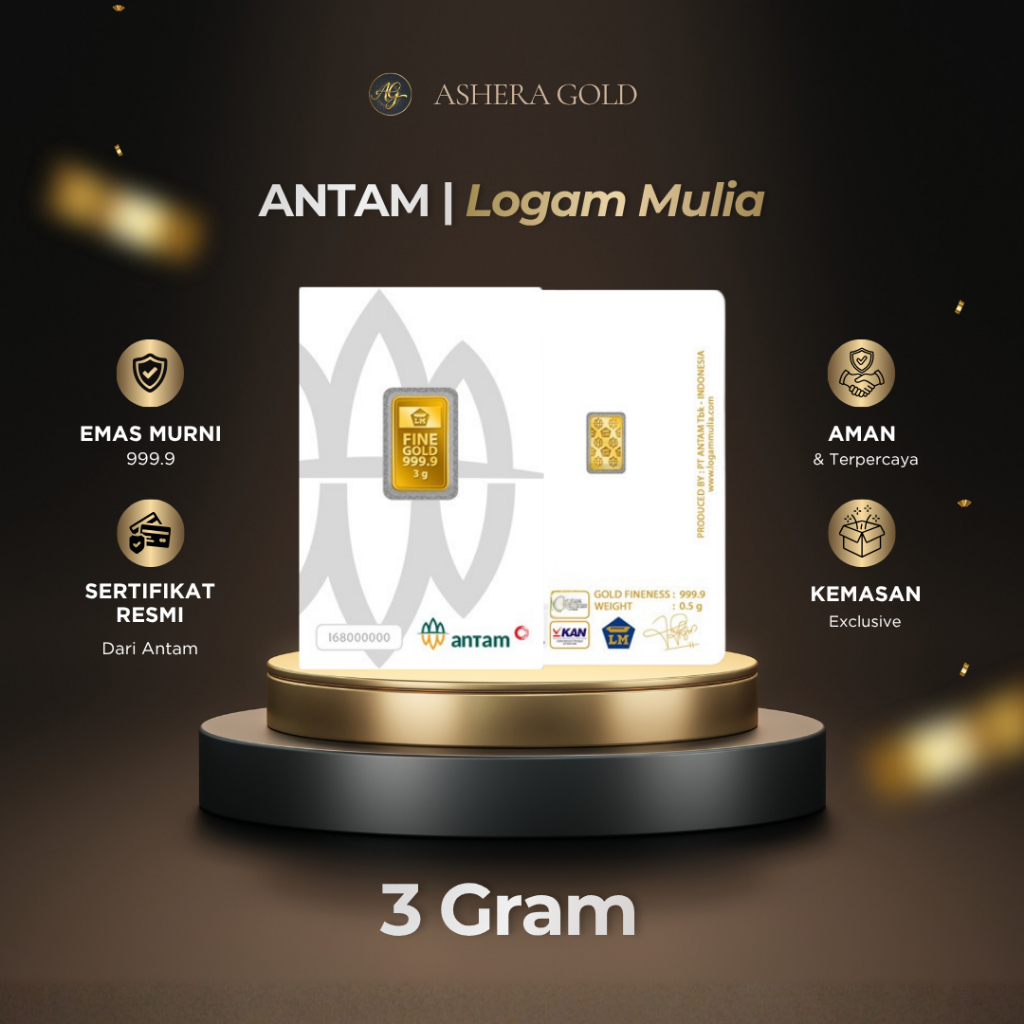 Ashera Gold - Logam Mulia 3 Gram