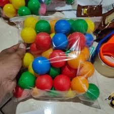mainan anak bola pingpong anak warna warni