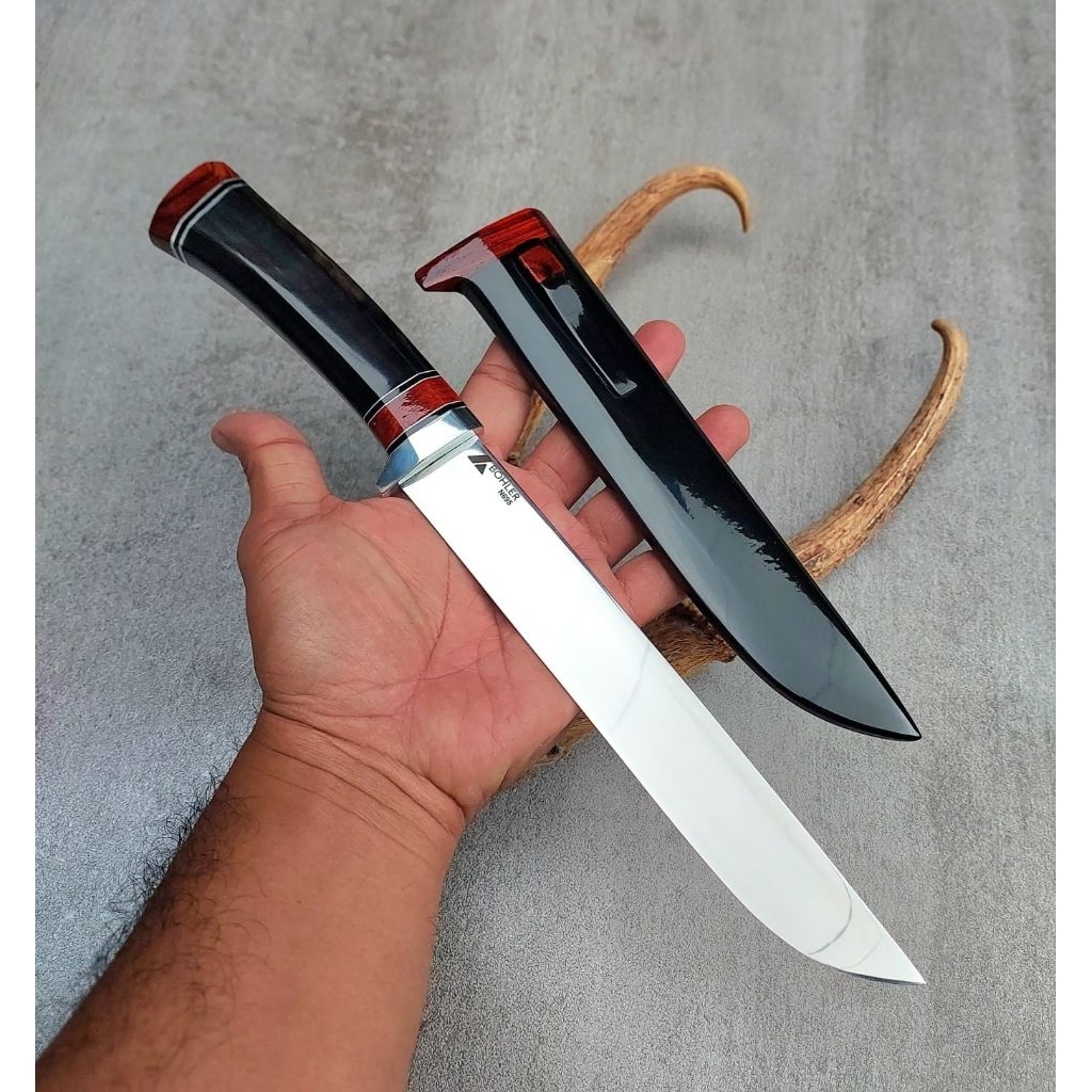GOLOK PISAU SEMBELIH JAGAL KAMBING SAPI 20 CM FULL TANDUK BAJA BOHLER N695