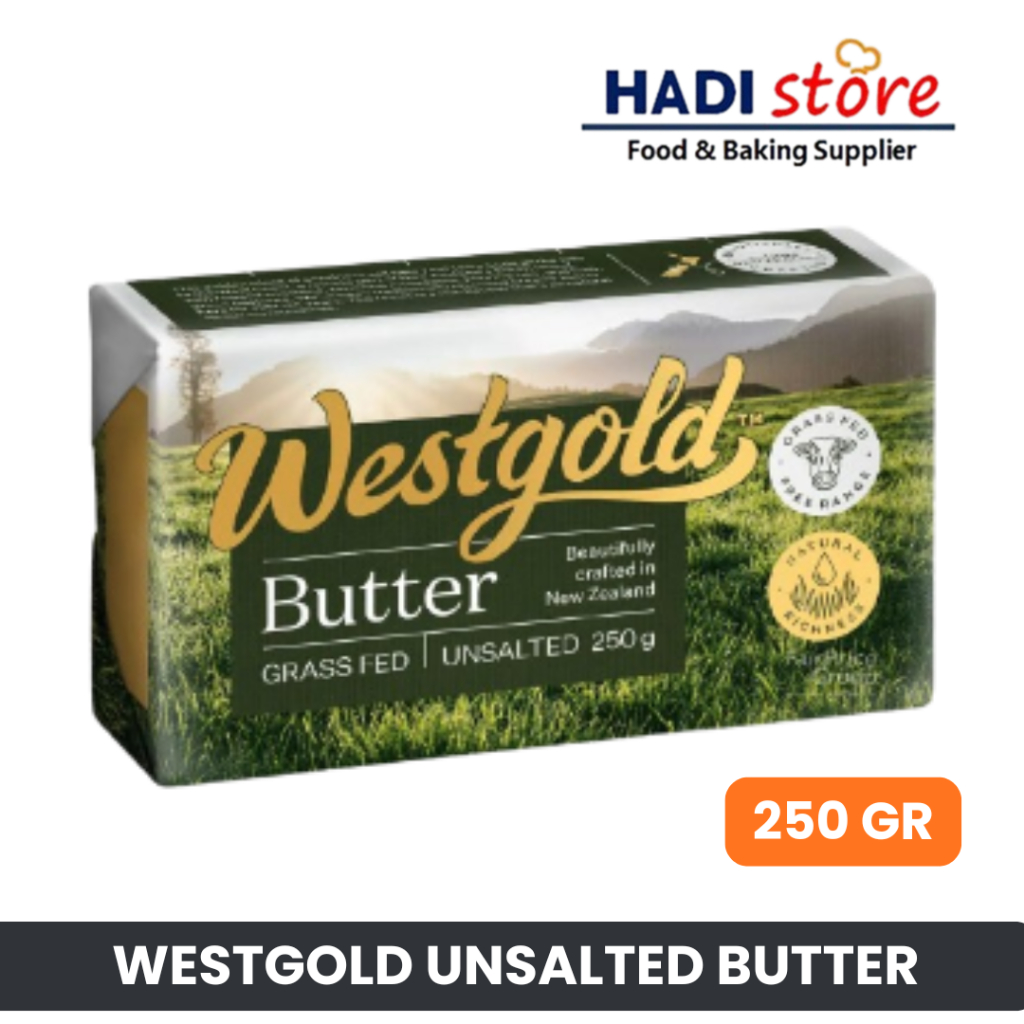 WESTGOLD UNSALTED BUTTER MENTEGA TAWAR - 250 GR