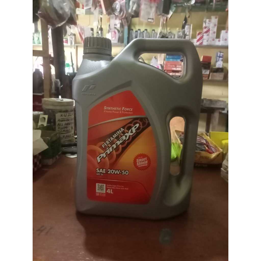 Oli Mesin Prima XP 20W - 50 API SL 4 Liter Oli Mobil Pertamina Prima XP