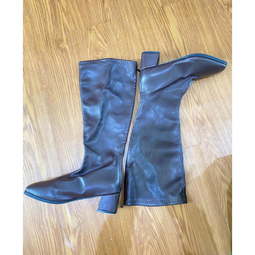 [PRELOVED] Long Boots Mahogany Wanita