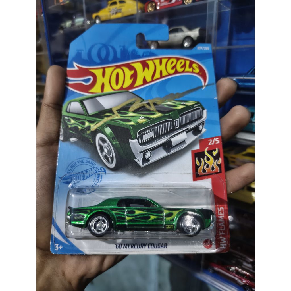 Hotwheels '68 Mercury Cougar (Super Treasure Hunt) with sign by Dipo (Garasi Drift)