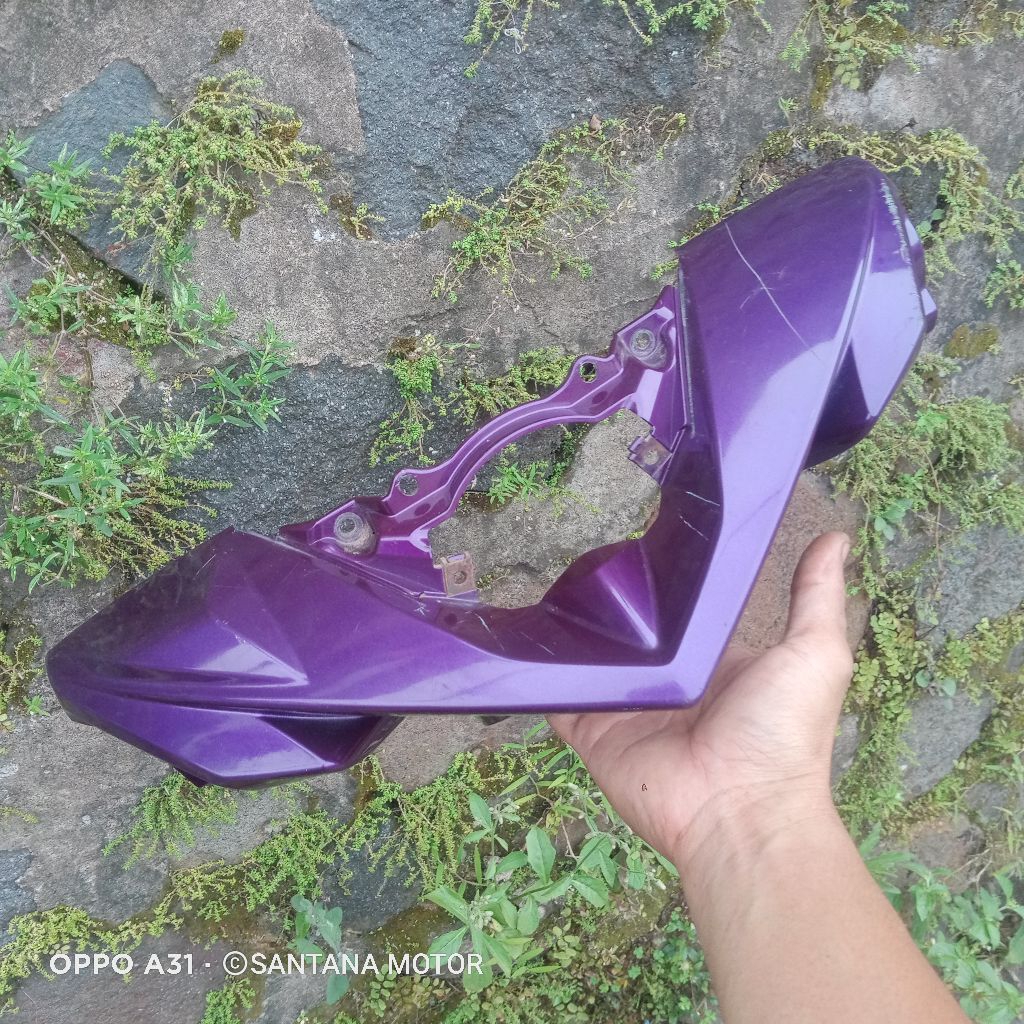 cover kepala batok depan xeon rc ungu original