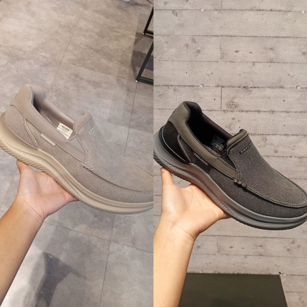 (New arrival) Sepatu Skechers Slip On Pria Original