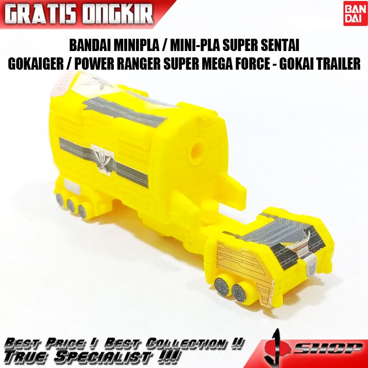BANDAI MINIPLA / MINI-PLA SUPER SENTAI GOKAIGER - POWER RANGER SUPER MEGA FORCE - GOKAI TRAILER BND4