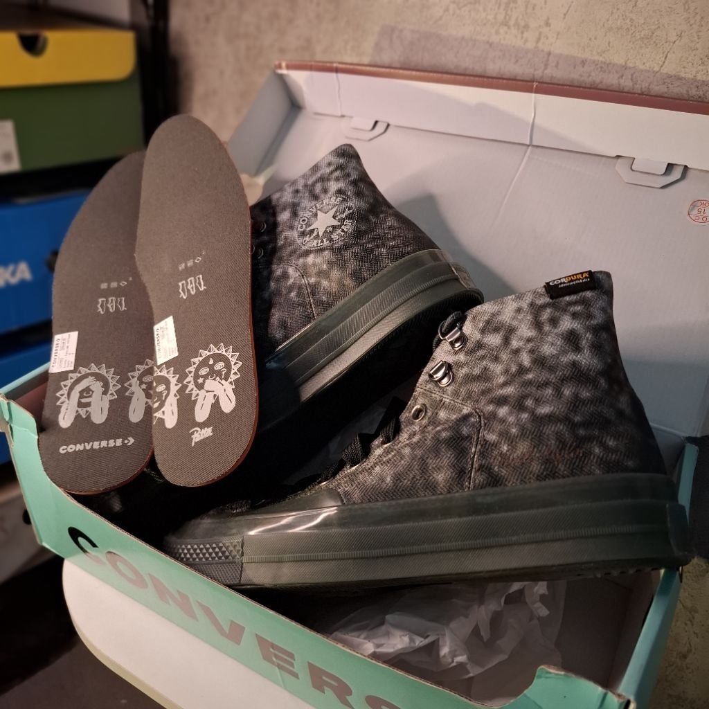Converse x Patta Marquis Hi Black Rosin