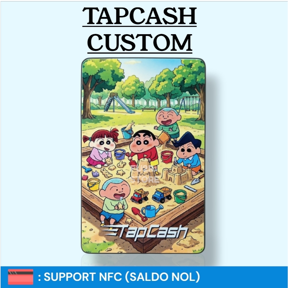 KARTU ETOLL TAPCASH BNI CUSTOM - SHINCHAN [TAMAN BERMAIN]